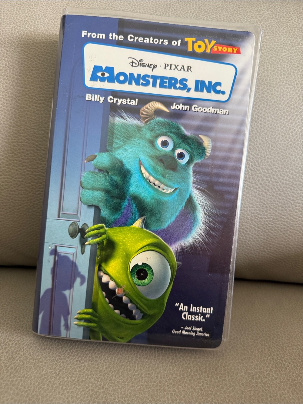 Monsters, Inc. Green & Teal VHS Case